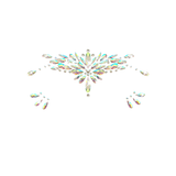 Fairy Kisses Iridescent Crystal Jewel Face Sticker