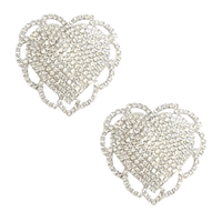 Eff Flowers Crystal Jewel Reusable Silicone Nipple Cover Pasties