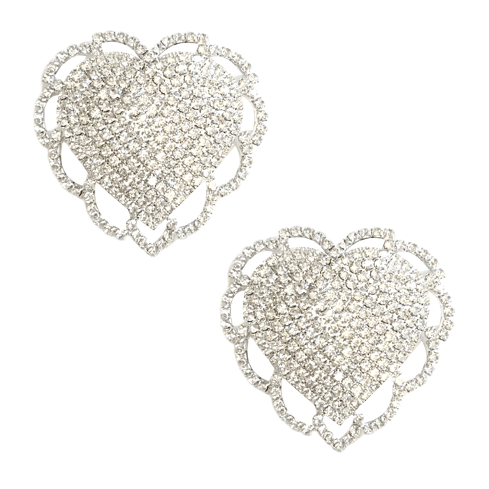 Eff Flowers Crystal Jewel Reusable Silicone Nipple Cover Pasties