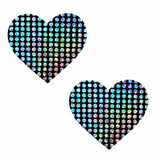 Disco Holographic nipple pasties, Neva Nude