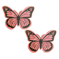 Bella Rosa Pink Shimmer Butterfly Nipple Cover Pasties