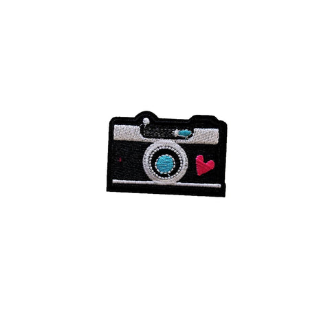 camera iron on patch sticker, FabStix