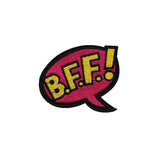 BFF bubble iron on patch, FabStix