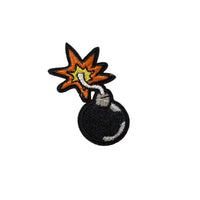 Bomb iron on patch sticker, Fabstix