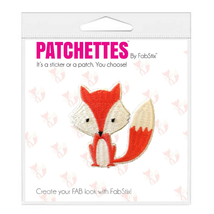 Fox Iron On Patch Sticker, FabStix