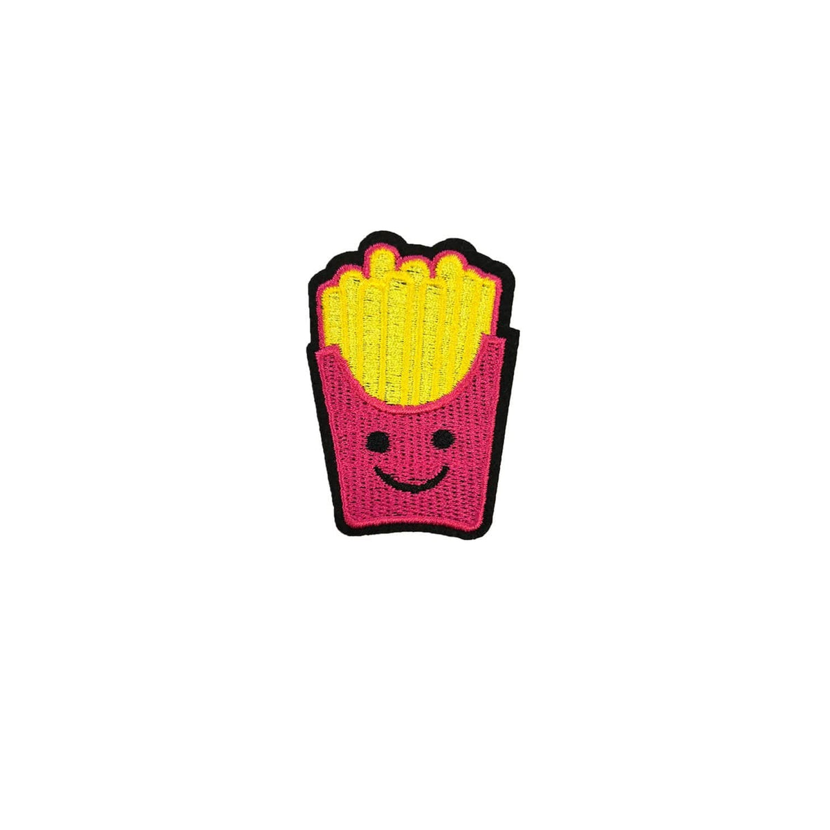 French fry iron on patch sticker, FabStix