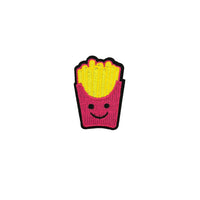 French fry iron on patch sticker, FabStix