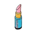 retro lipstick iron on patch, FabStix