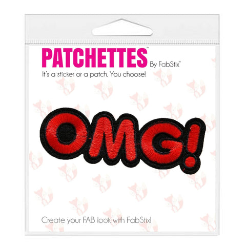 OH my Gosh iron on patch, FabStix
