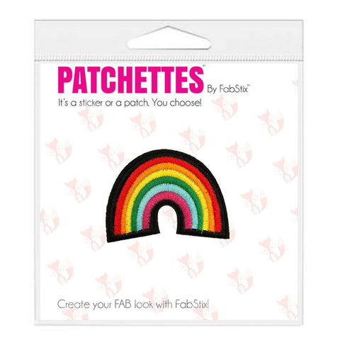 rainbow patch sticker, FabStix