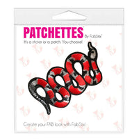 snake iron on patch sticker, FabStix
