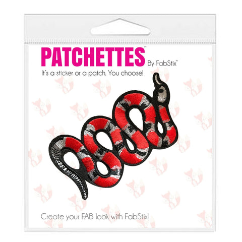 snake iron on patch sticker, FabStix
