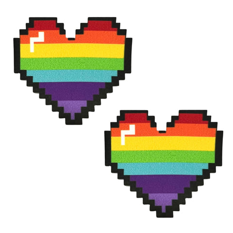 Perfect Pixels Pride Heart Nipple Cover Pasties
