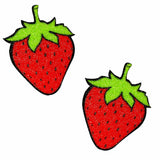 Juicy Strawberry Glitter Nipple Cover Pasties