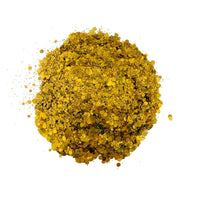 Chunky gold cosmetic glitter, Neva nude