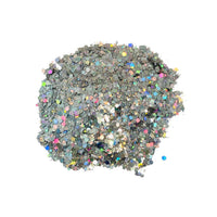 Chunky cosmetic body glitter, Neva nude