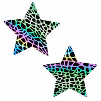 Animal print nipple pasties, Neva Nude