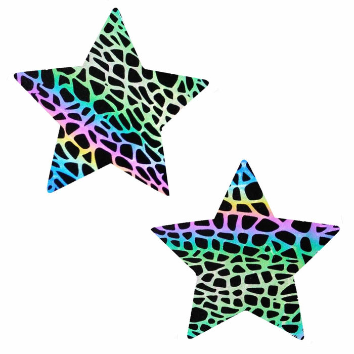 Animal print nipple pasties, Neva Nude