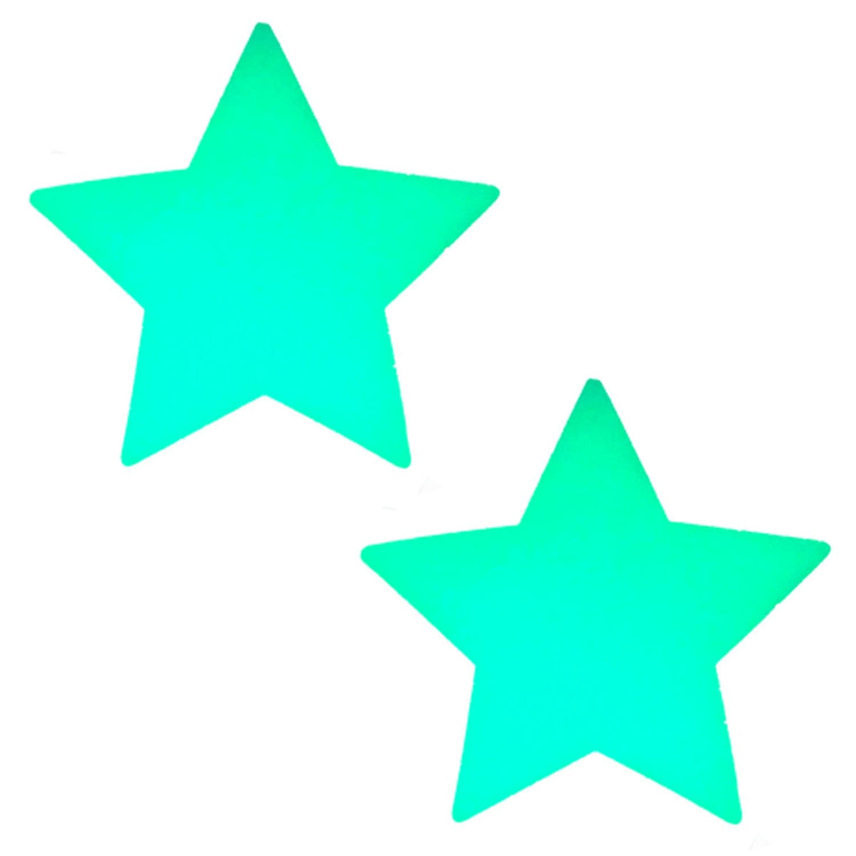 Glow in the dark nipple pasties, Neva Nude