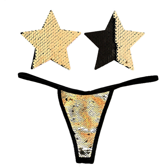 Athena Flip Sequin Naughty Knix with Nipztix, Naughty Knix - NevaNude