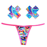Neon Pink G String, Neva Nude