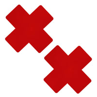 Red Purgatory Temperature Reactive X Factor Nipple Cover Pasties
