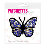 Iron On Crystal Butterfly Patch, FabStix