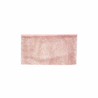 Rose gold pink crystal mesh jewel bra top shown on its own with sparkling jewels