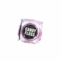 Product shot of red pink shimmer loose pigment eyeshadow for eyes, lips and body glow