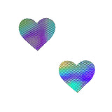 Liquid Party Holographic I Heart U BodiStix 6PK, Heart BodiStix - NevaNude