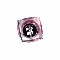 Pale pink shimmer loose pigment eyeshadow shown alone, for eyes, lips and body glow
