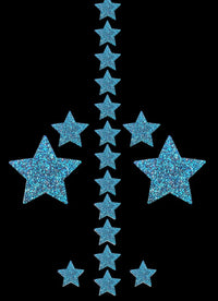 Star top piece from the pastel dead bride bundle shown on its own