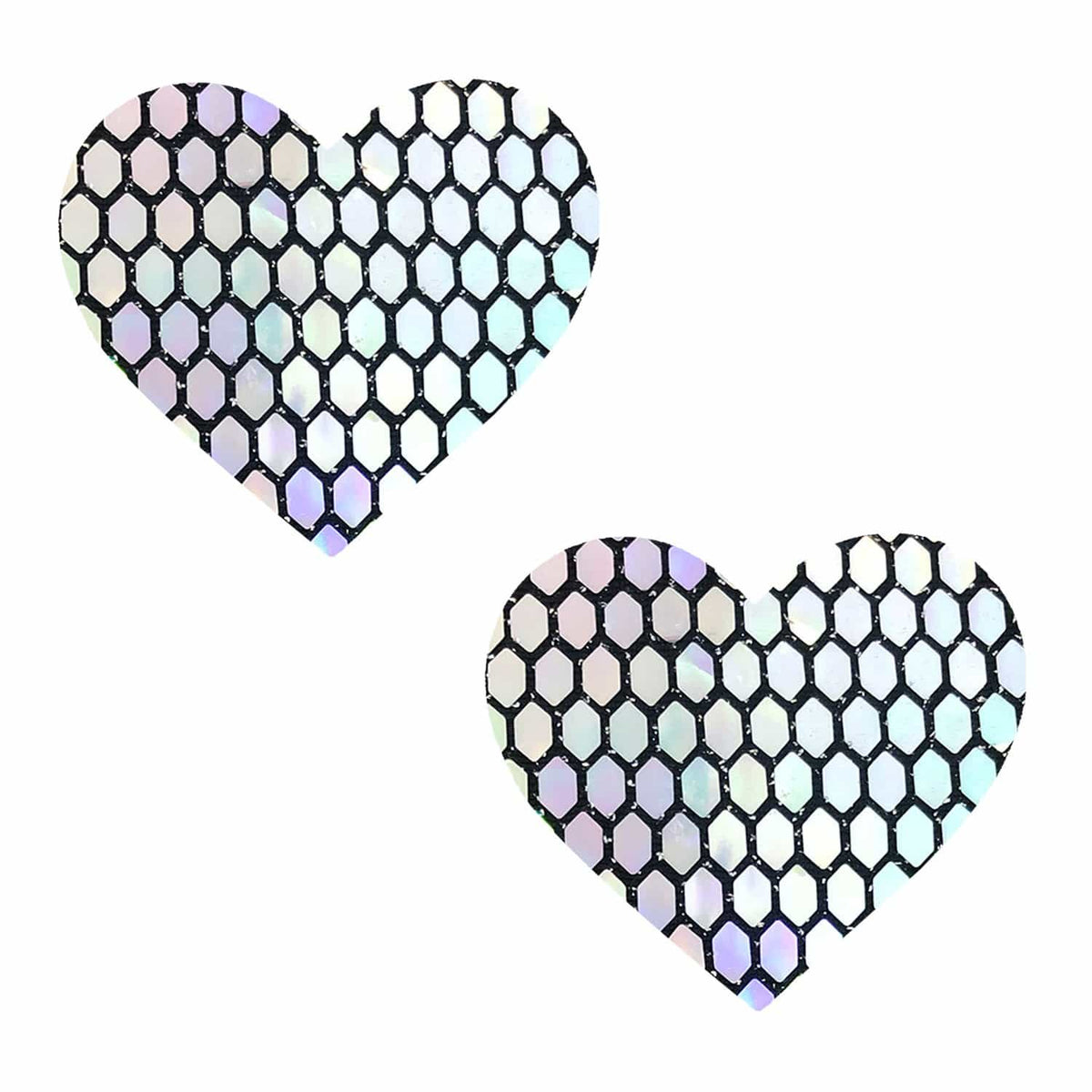 mirror holographic nipple pasties, Neva Nude