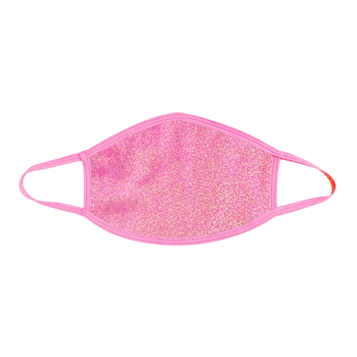 Pink gold shimmer face mask with a blushing rose date night glow