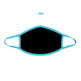 Mahi Mahi Blue Sequin Sparkle Face Mask