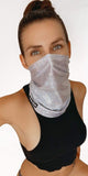 Sentropy White Holographic Sexy Necksie Face Coverings