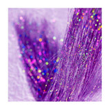 Sugar Cuddles Lavender Sparkle Tinsel Hair Extension Clips 3 PK