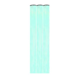 Princess Snuggle Buns Teal Glow In The Dark Hair Extension Clips 3 PK