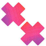 Chameleon Pink Purple Color Changing X Factor Nipple Cover Pasties