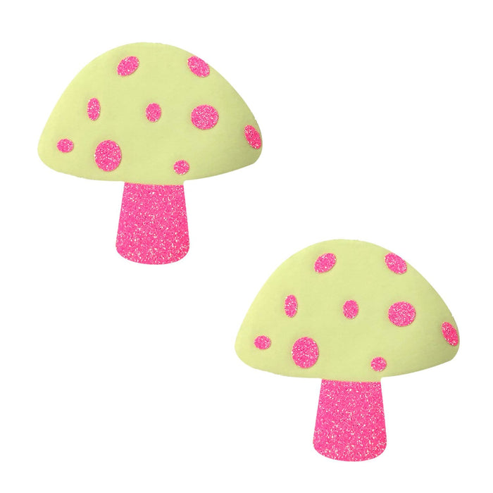 Glow in the dark mushroom nipple pasties, Neva Nude