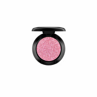 Baby pink glitter pressed pigment eyeshadow in a soft pastel shade