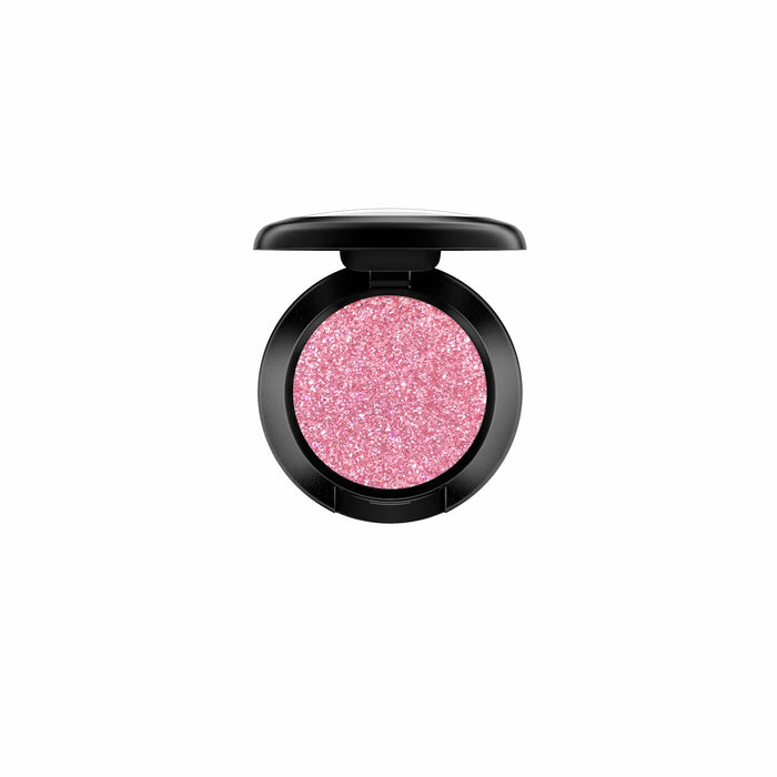 Baby pink glitter pressed pigment eyeshadow in a soft pastel shade