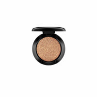 Gold brown pressed pigment eyeshadow in a warm bourbon shade