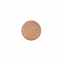 Gold brown pressed pigment eyeshadow on display, in a warm bourbon shade