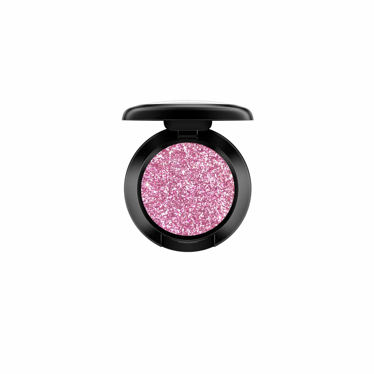 Lilac glitter pressed pigment eyeshadow in a soft lavender shade with sparkle