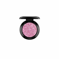 Lilac glitter pressed pigment eyeshadow in a soft lavender shade with sparkle