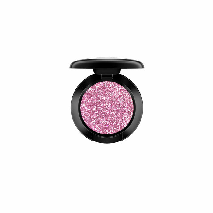 Lilac glitter pressed pigment eyeshadow in a soft lavender shade with sparkle