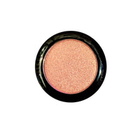 Mauve peach pressed pigment eyeshadow shown alone, with a soft satin finish