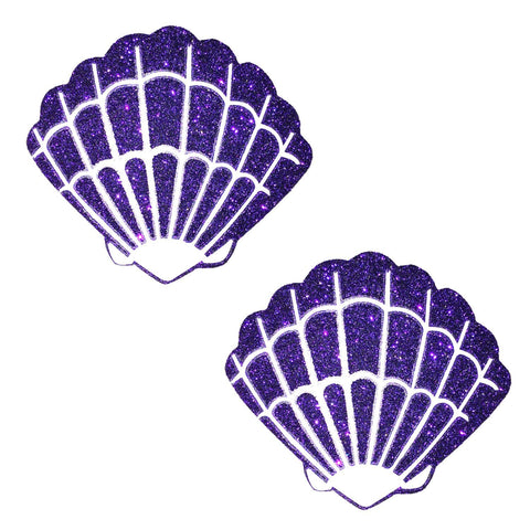 mermaid shell purple pasties, Neva Nude