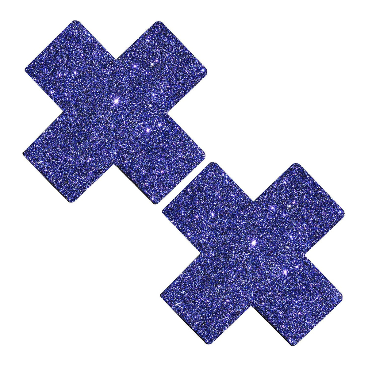 Purple glitter X nipple pasties, Neva Nude